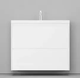 Тумба с раковиной Velvex Klaufs 90 2Y подвесная белый