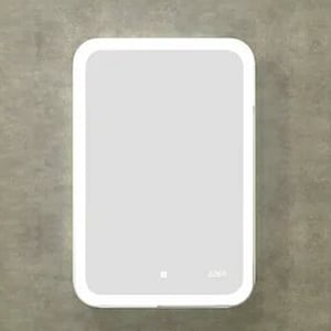 Зеркало-шкаф Jorno Bosko 50 с подсветкой и часами