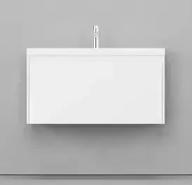 Тумба с раковиной Velvex Klaufs 90 1Y подвесная белая