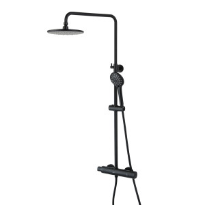 Душевая система Lemark Bronx LM3770BL термостатическая чёрный