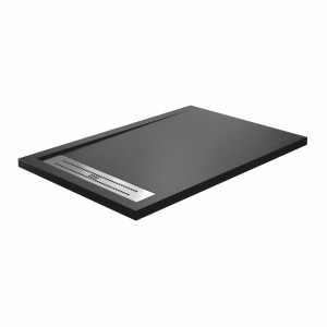 Душевой поддон Wasserkraft Abens 120х80 20T06 искусственный камень черный