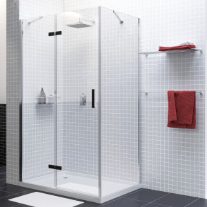 Душевой уголок Wasserkraft Aller 120х100 L10H10LBLACK черный/хром