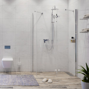 Душевой уголок Wasserkraft Aller 120x90 R 10H07RWHITE белый/хром