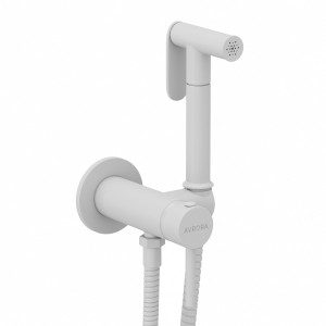 Гигиенический душ Avrora Soft AV8001W встраиваемый белый