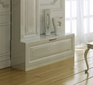 Комод Aqwella 5 stars Империя Н10 белый глянец