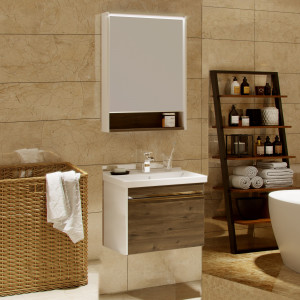 Мебель для ванной Акватон Капри 60 таксония темная, подвесная