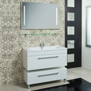 Мебель для ванной Акватон Мадрид 80 белая с ящиком