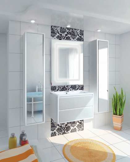 Мебель для ванной Акватон Римини 80 белая