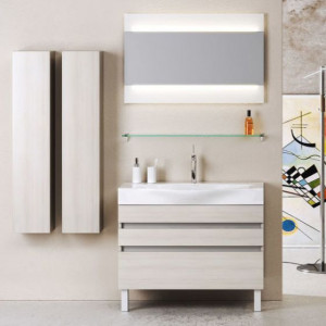 Мебель для ванной Aqwella 5 stars Бергамо 80 напольная, акация