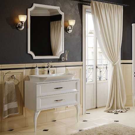 Мебель для ванной Aqwella 5 stars LaDonna белая