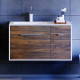 Мебель для ванной Aqwella 5 stars Malaga 90 L крафт темный — рис. 2