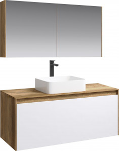 Мебель для ванной Aqwella 5 stars Mobi 120 дуб балтийский, белая