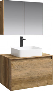 Мебель для ванной Aqwella 5 stars Mobi 80 дуб балтийский