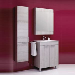 Мебель для ванной Aqwella Бриг 60 напольная, седой дуб