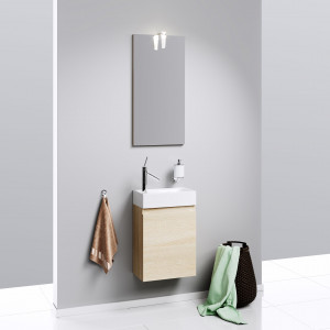 Мебель для ванной Aqwella Леон-MP 40 дуб сонома