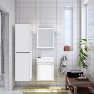 Мебель для ванной Art&Max Family 40 подвесная с распашной дверцей Bianco Lucido