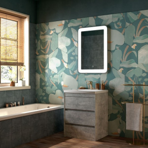 Мебель для ванной Art&Max Family 60 напольная Cemento Veneto