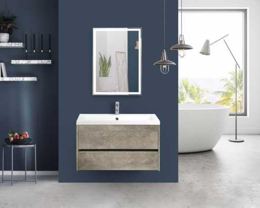 Мебель для ванной Art&Max Family 90 подвесная Cemento Veneto