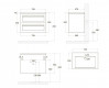 Мебель для ванной Art&Max Platino 75 подвесная Черный — рис. 5