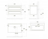 Тумба с раковиной Art&Max Platino 90 подвесная Бирюзовый — рис. 4