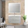 Мебель для ванной BelBagno Acqua 100 подвесная Cemento Verona Grigio