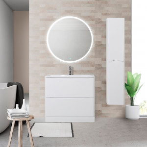 Мебель для ванной BelBagno Acqua 80 напольная Bianco Lucido