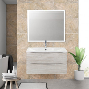 Мебель для ванной BelBagno Acqua 90 подвесная Rovere Vintage Bianco