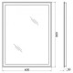 Мебель для ванной BelBagno Aurora 60 Rovere Nebrasca Nature — рис. 7