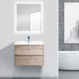 Мебель для ванной BelBagno Kraft 60 Rovere Galifax Bianco