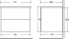 Мебель для ванной BelBagno Kraft 70 Pietra Grigio — рис. 7