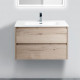Мебель для ванной BelBagno Kraft 90 Rovere Galifax Bianco — рис. 2