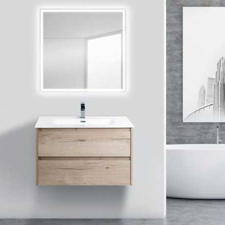 Мебель для ванной BelBagno Kraft 80 Rovere Galifax Bianco