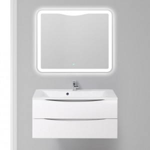 Мебель для ванной BelBagno Marino 100 подвесная Bianco Lucido