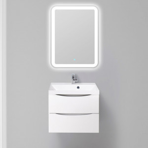 Мебель для ванной BelBagno Marino 60 подвесная Bianco Lucido