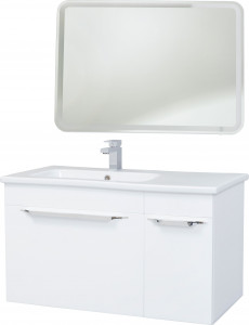 Мебель для ванной Bellezza Альдо 90 L, белая