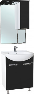 Мебель для ванной Bellezza Альфа 55 черная