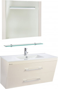 Мебель для ванной Bellezza Берта подвесная 100 бежевая