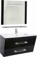 Мебель для ванной Bellezza Берта подвесная 100 черная