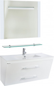 Мебель для ванной Bellezza Берта подвесная 90 белая