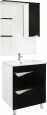 Мебель для ванной Bellezza Эйфория 60 черная