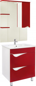 Мебель для ванной Bellezza Эйфория 60 красная