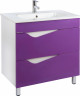 Тумба с раковиной Bellezza Эйфория 85 фиолетовая — рис. 1