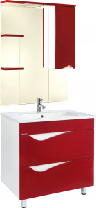 Мебель для ванной Bellezza Эйфория 85 красная