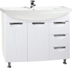 Мебель для ванной Bellezza Глория 105 с бельевой корзиной