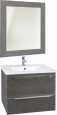 Мебель для ванной Bellezza Луиджи 60 серая, 2 ящика