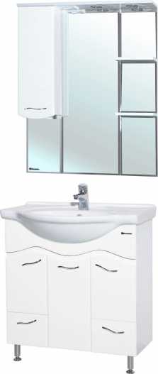 Мебель для ванной Bellezza Мари 75 белая