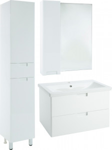 Мебель для ванной Bellezza Пегас 100 подвесная 2 ящика белая