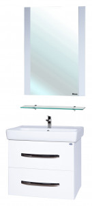 Мебель для ванной Bellezza Рокко 50 подвесная белая 2 ящика