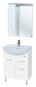 Мебель для ванной Bellezza Уют 60 1 ящик белая