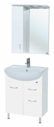 Мебель для ванной Bellezza Уют 60 1 ящик белая